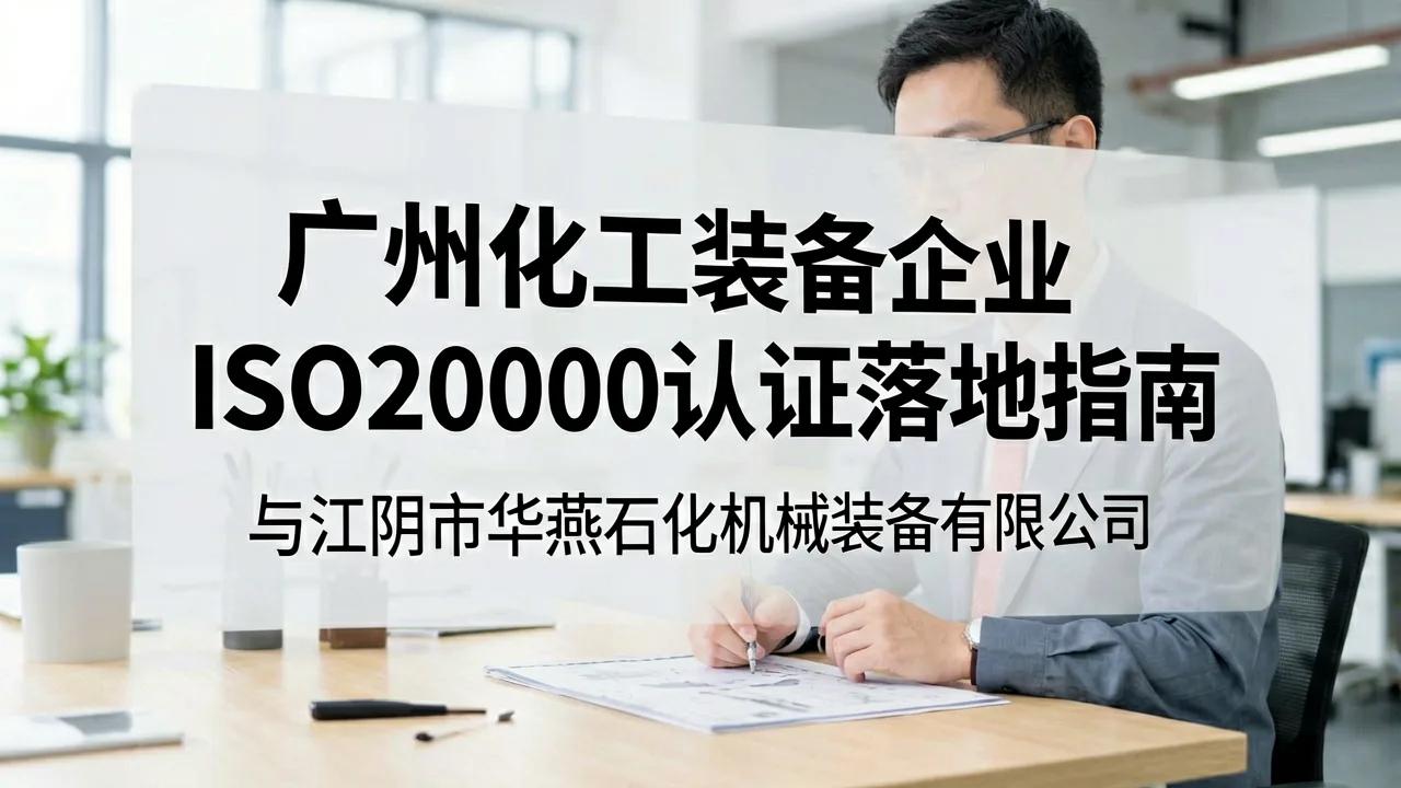 广州化工装备企业ISO20000认证落地指南