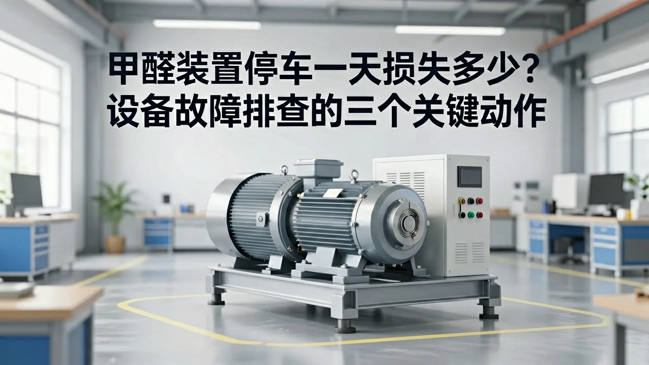 甲醛装置停车一天损失多少？设备故障排查的三个关键动作